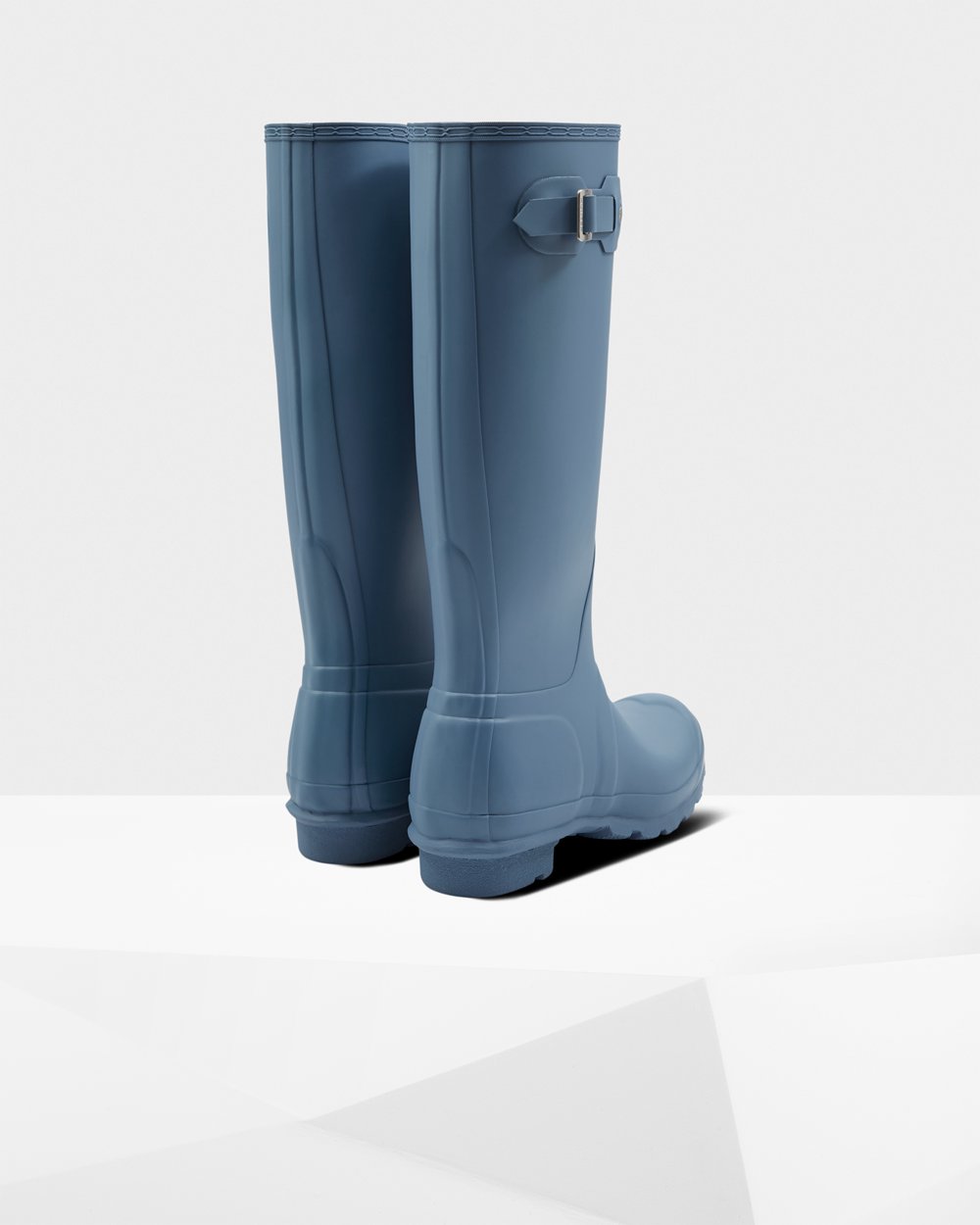 Bottes Hautes de Pluie Hunter Original Femme Bleu ZBFKLXR-32